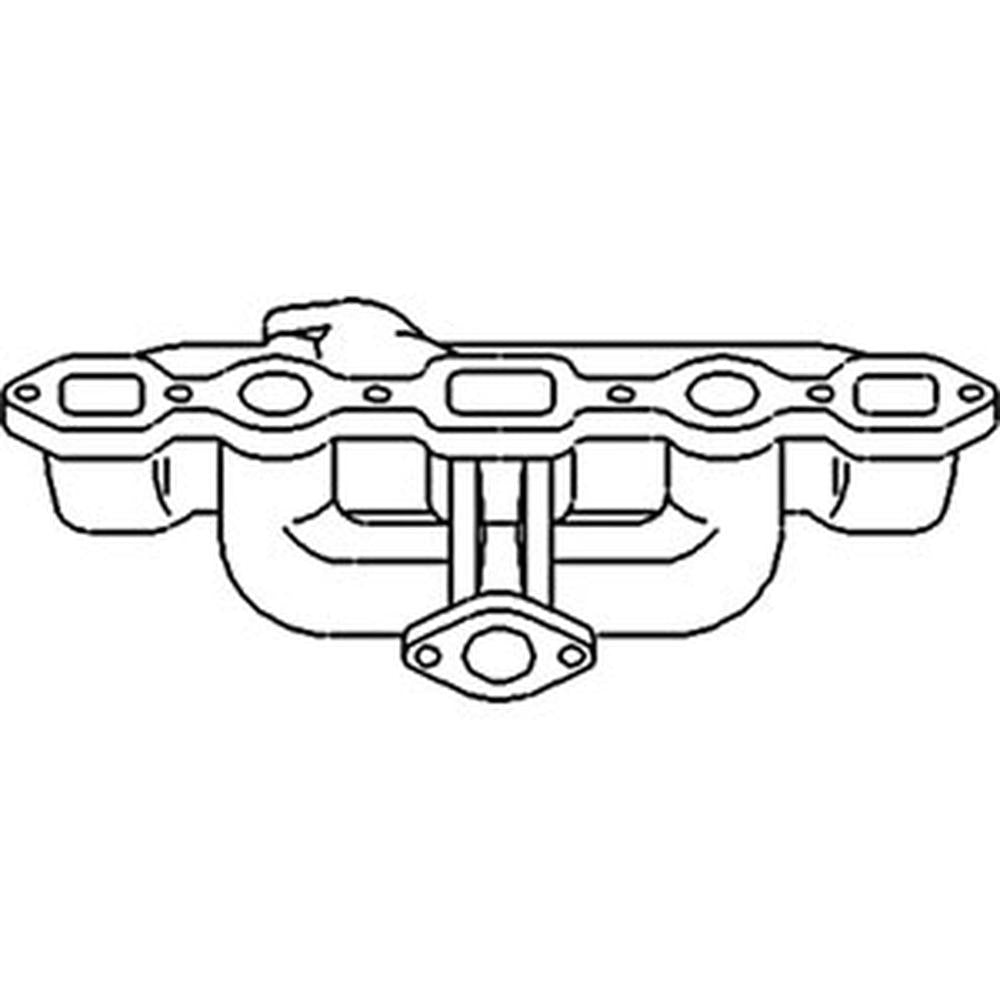 Intake and Exhaust Manifold Fits International 454 464 574 674 2400A 406046R1