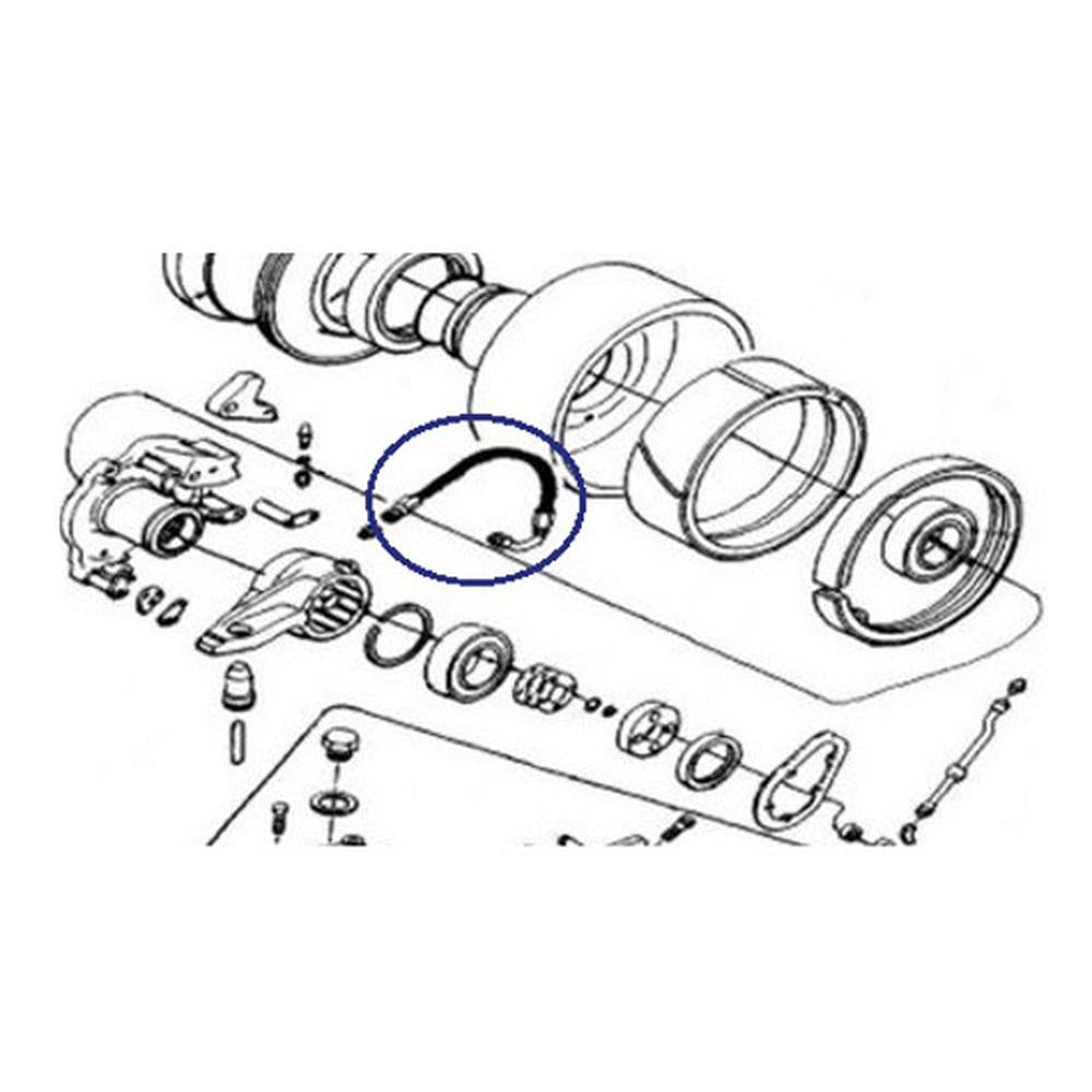406090 Winch Hose for Gearmatic 19 & Cargo 28