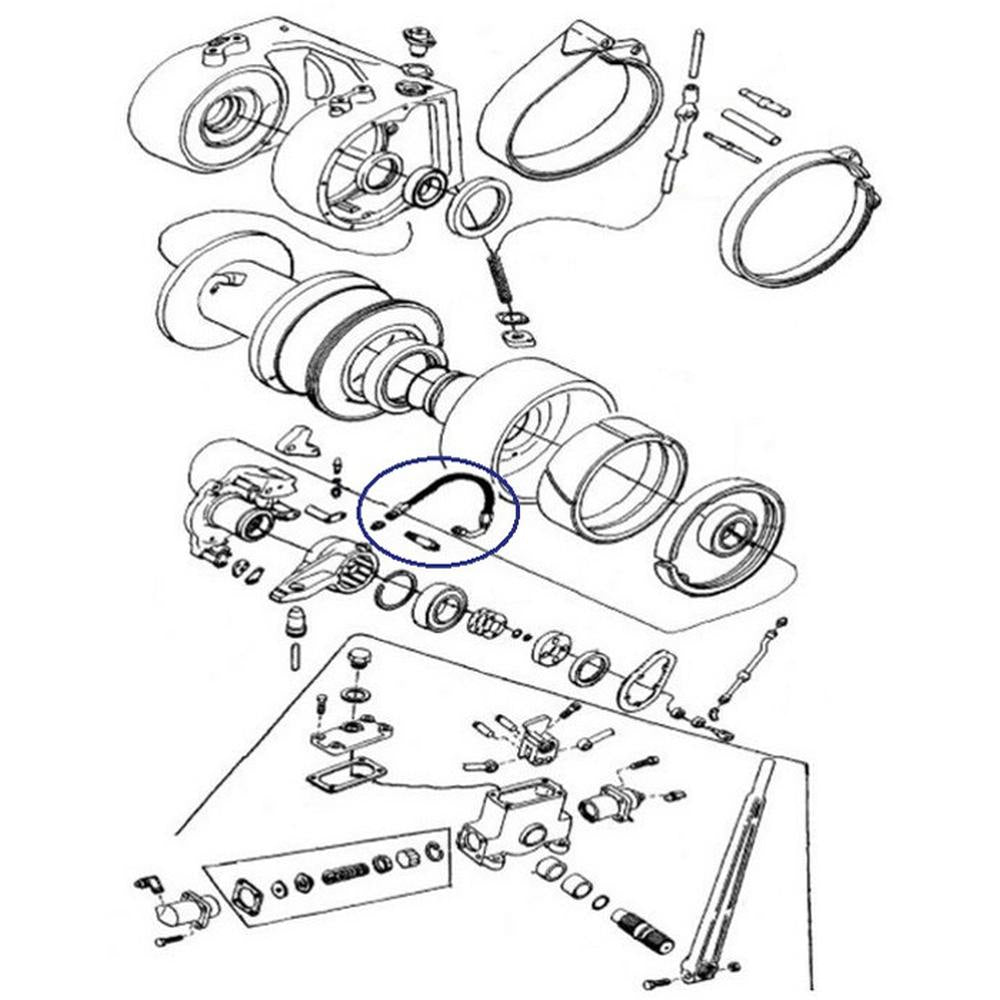 406090 Winch Hose for Gearmatic 19 & Cargo 28