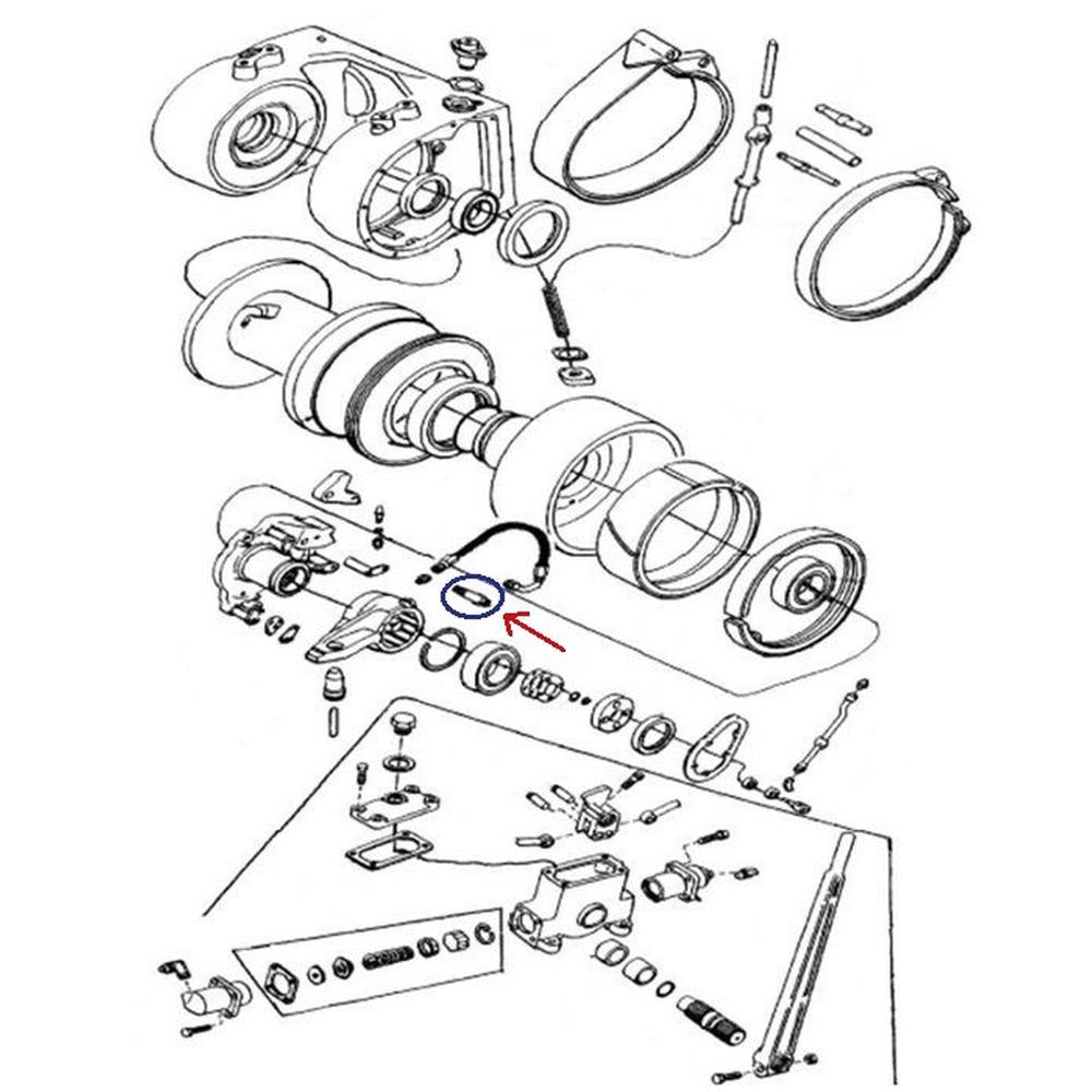 406091 Fitting for Gearmatic 19 & Cargo 28 Winch