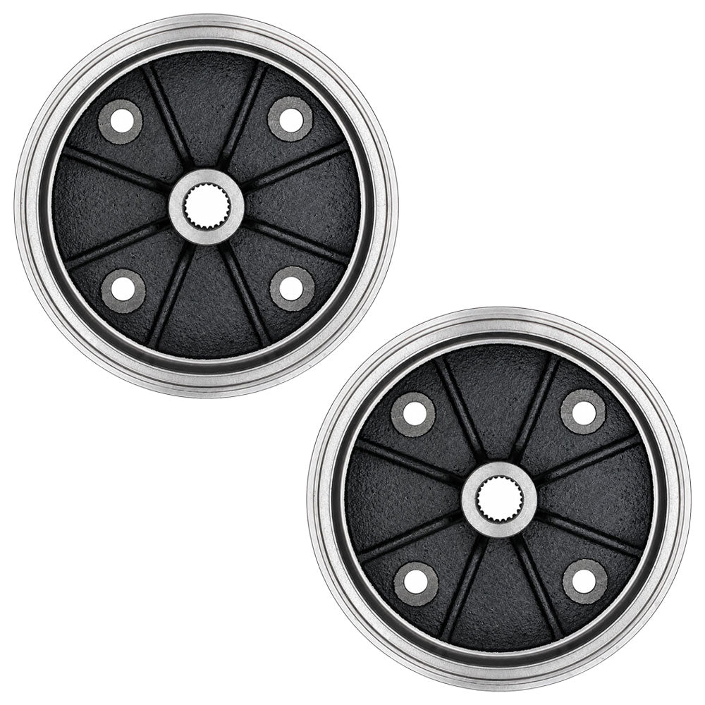 (2) Rear Brake Drums 41038-1226 Fits Kawasaki Mule 2500 2510 2520