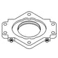 4224172M1 Rear Main Housing Fits Massey Ferguson Tractor 135 148 254 35 65 765