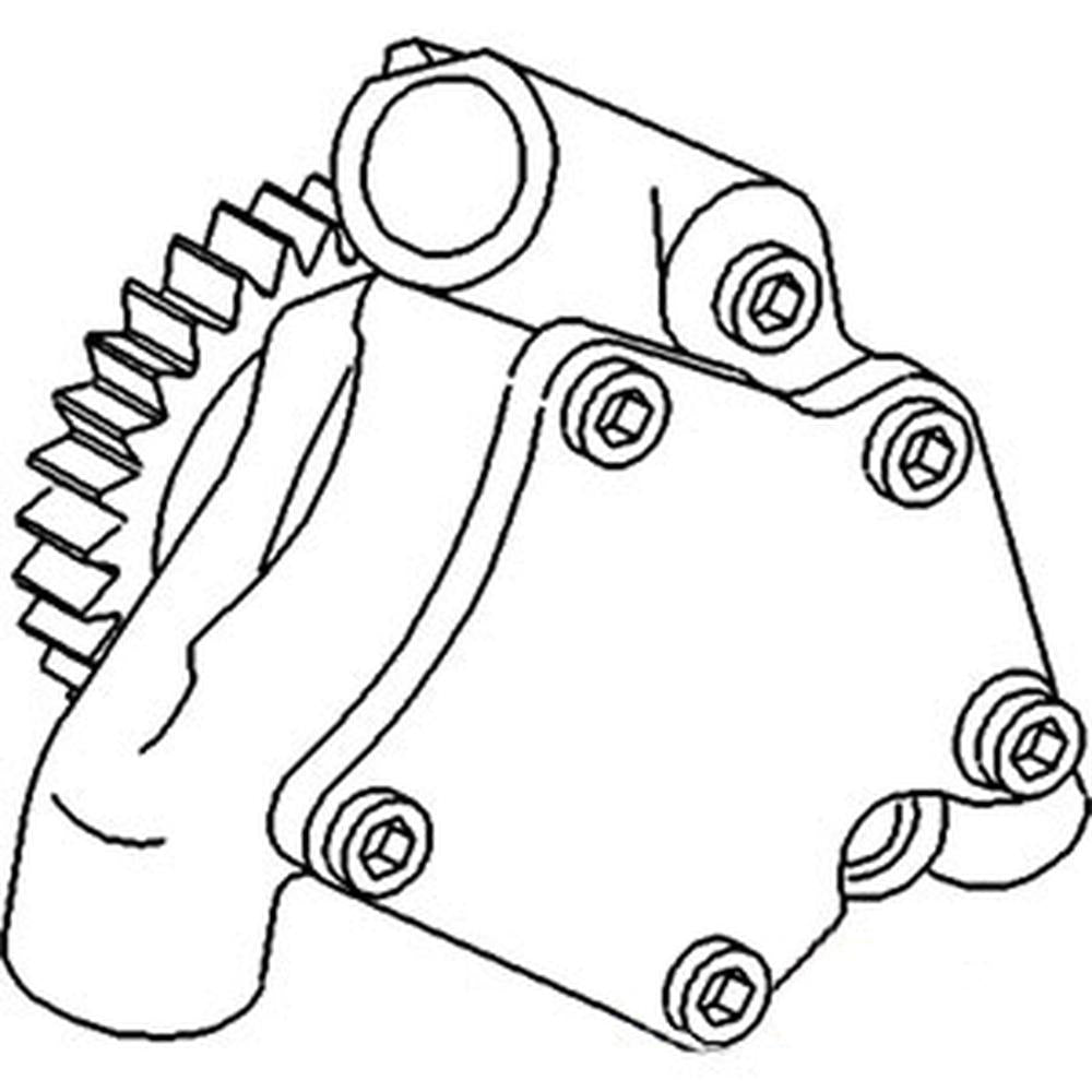 4231142 New Engine Oil Pump Fits Allis Chalmers Tractor 7110 7120 7145 9130 9150