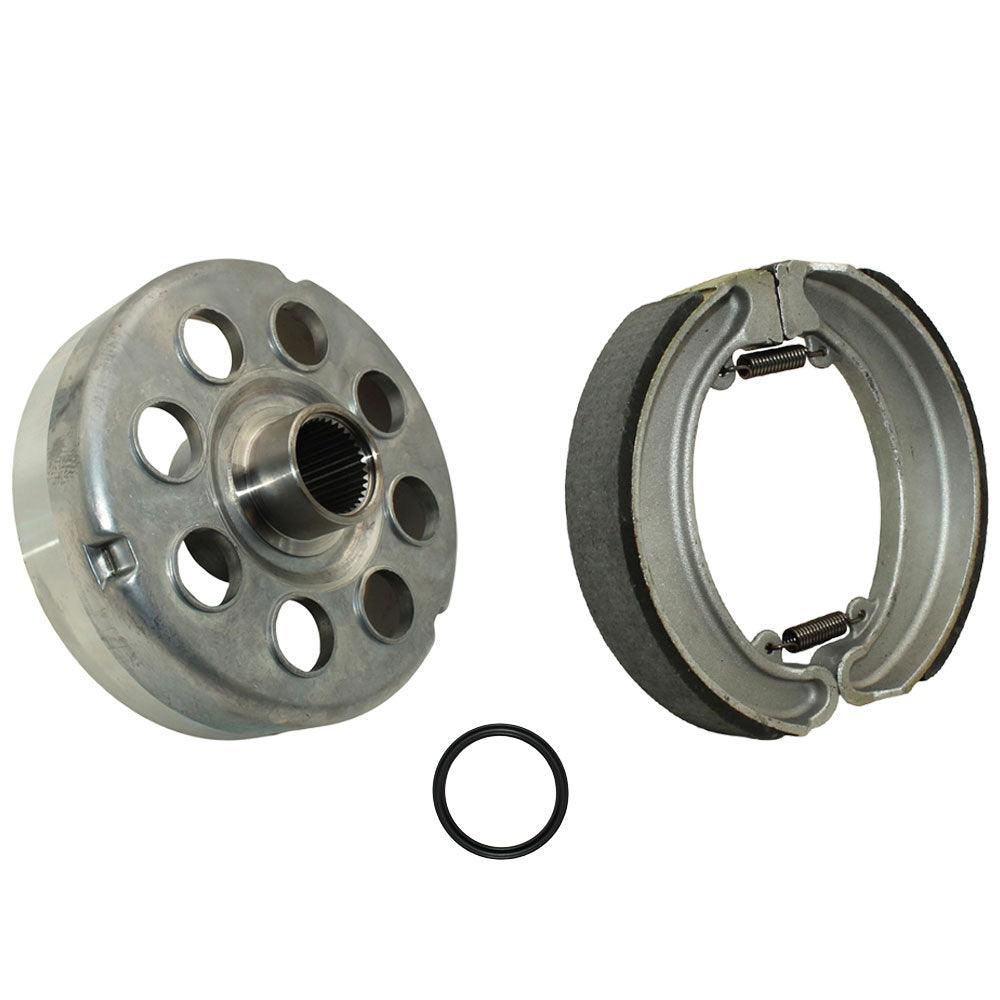 Rear Brake Drum w/ Shoes Fits Honda Replaces 06430-HM5-A80