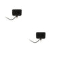 (2) LED Work Lamps 4326800 Fits John Deere Excavator Models 350D 870P 595D 75C