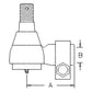 Steering Cylinder Ball Joint Fits 2344 2366 2377 2388 437222A1 437222A1-A