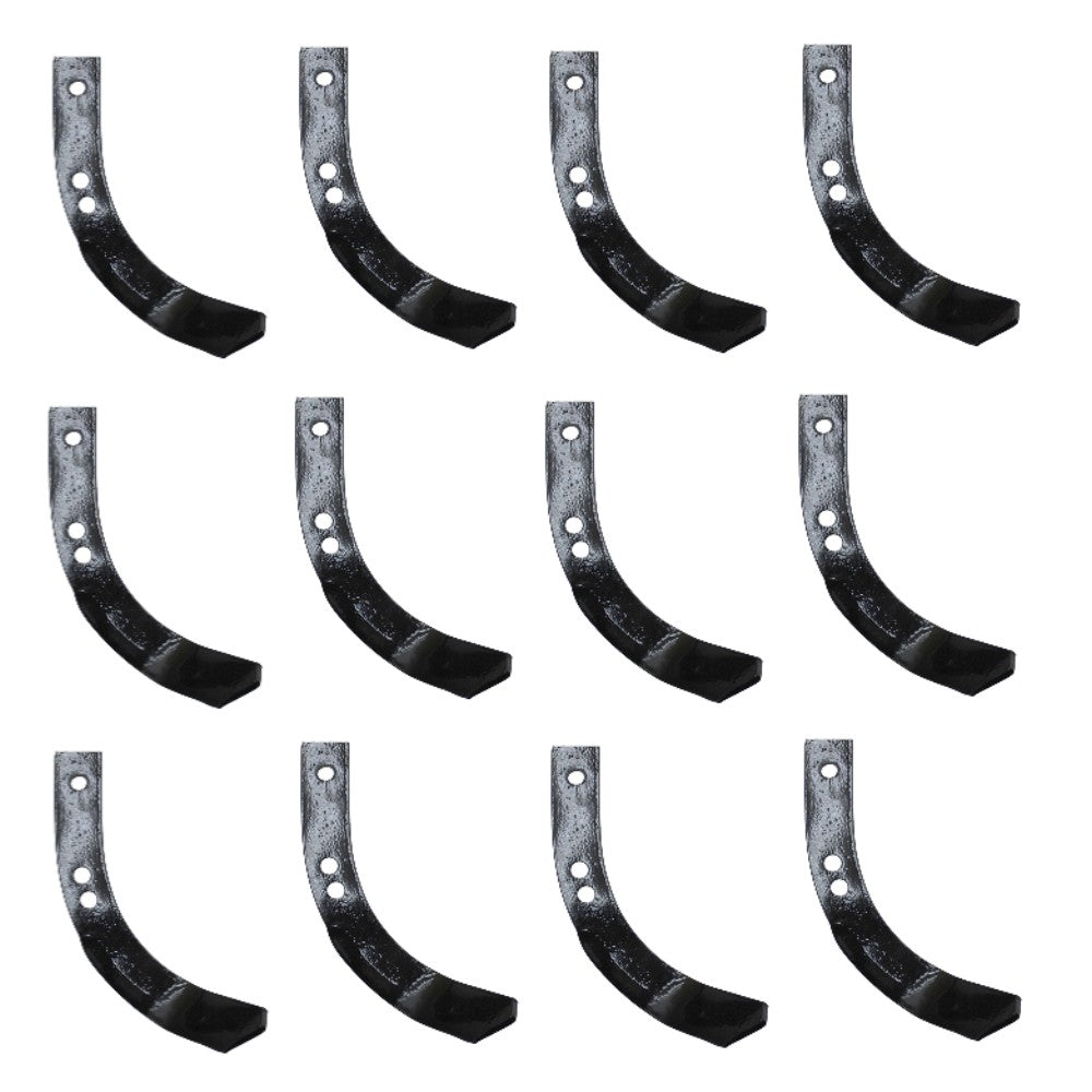 Roto Tiller Tine Set (12 Pc.) Fits Troy-Bilt Pony RH/LH 4459J 4460J Fits Rotohoe