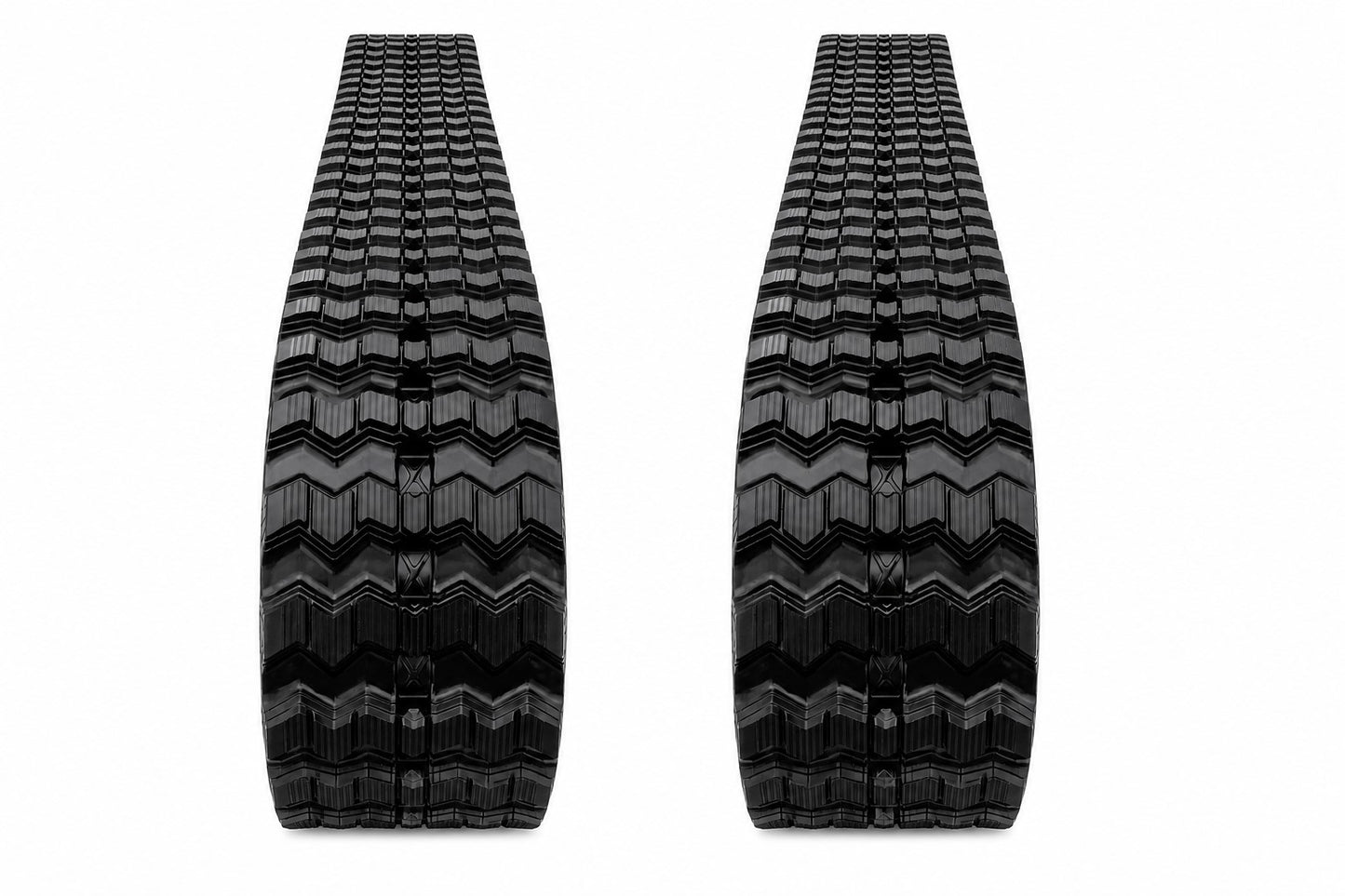 Two Rubber Tracks 450x86x58 Fits Gehl Compact Loaders RT250 RT255 VT320