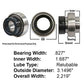 455111R1  Spherical Re-Lubri Fits CATable Tractor Ball Bearing w/ Collar F77924