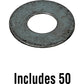 456-68001-50-JN J&N Electrical Products Washer, Flat