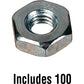 462-08000-100-JN J&N Electrical Products Nut, Hex