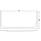Cab Glass - Windshield Lower Front Fits John Deere 350DLC 290GLC 200DLC 210G 250