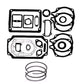 Engine Refresh Kit fits Kohler M8 M10 M12 M14 K181 K241 K301 K321