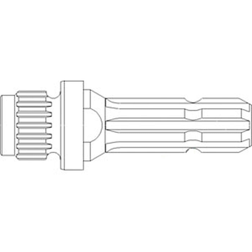 Output PTO Shaft (540 RPM) Fits Case/International Harvester Models
