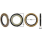 473517 Universal Fit Seal 0.375" Wide 2.129" OD 2.125" Bore 1.562" Shaft Size