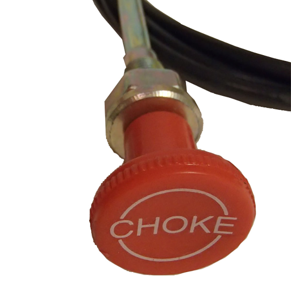 47V1534 Universal Fit 82" Long Round Red Handle Pull to Stop Cable