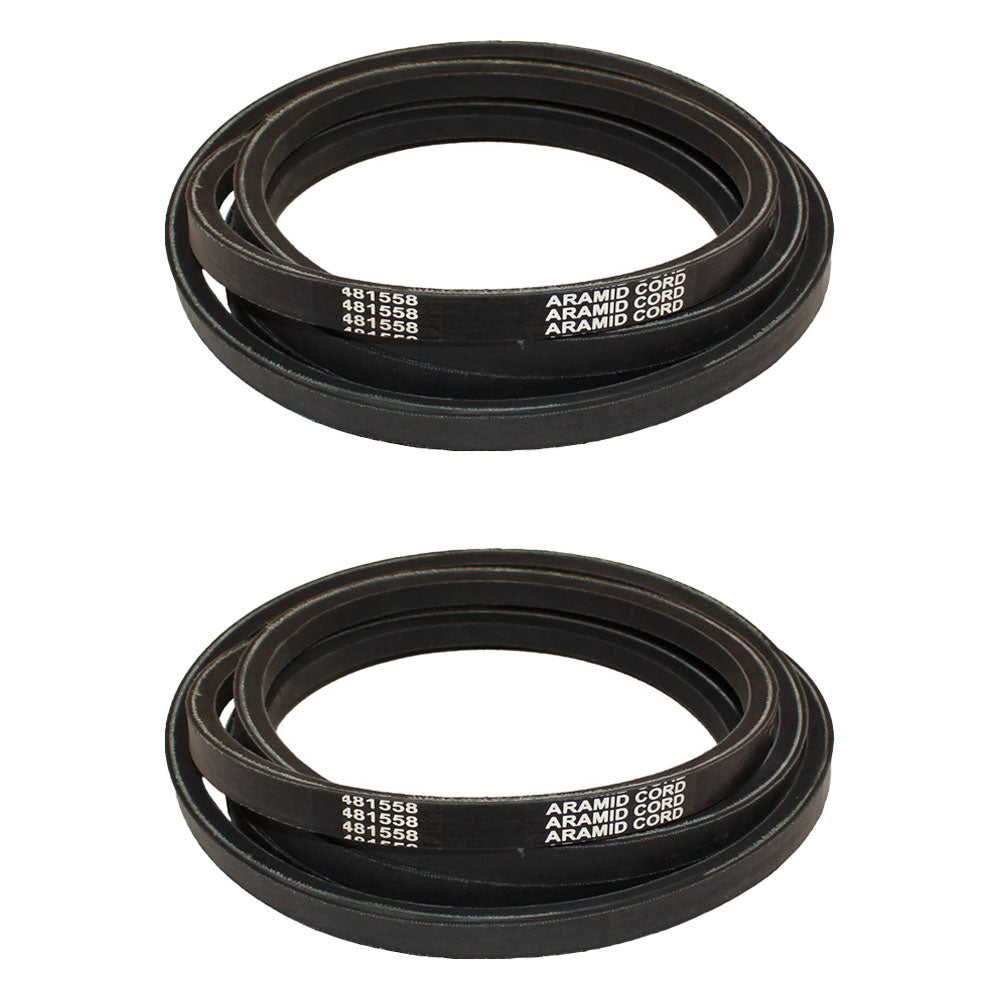 Qty 2: Blade Drive Belt Fits Scag Replaces 481558