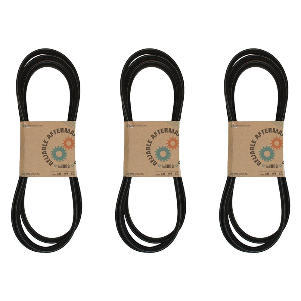 Qty 3: Blade Drive Belt
 Fits Universal Products Replaces 230-0617