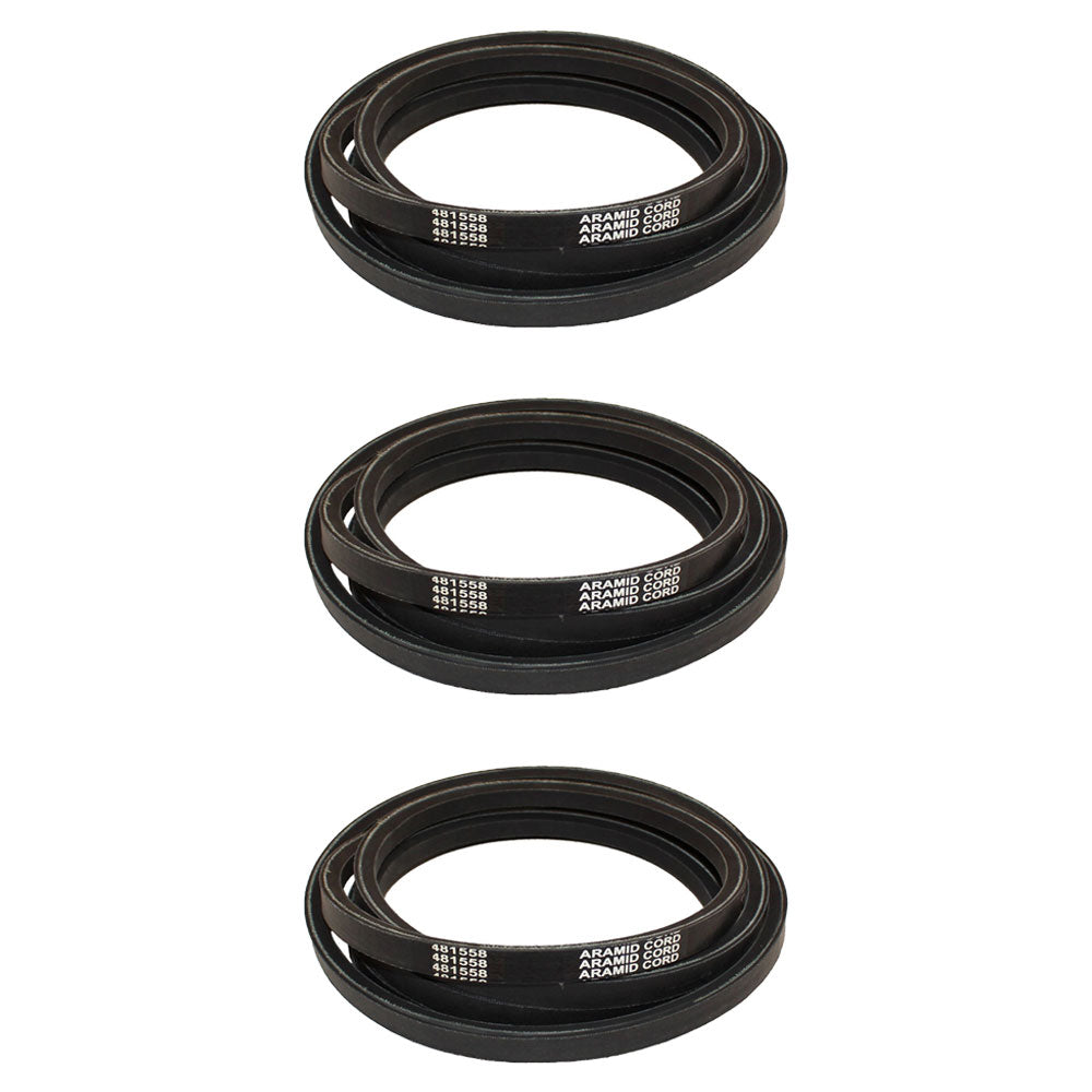 Qty 3: Blade Drive Belt
 Fits Universal Products Replaces 230-0617