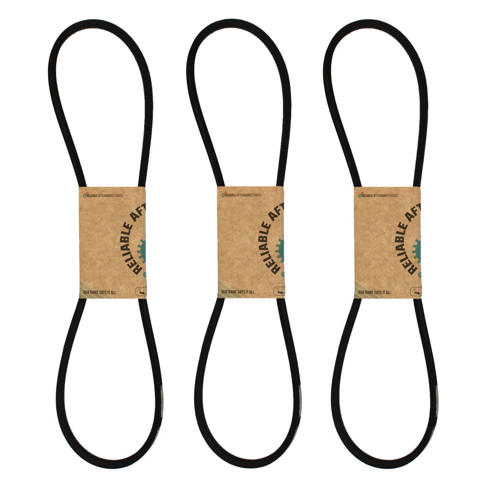 Qty 3: Fractional V-Belt Fits Ariens Replaces 07212300