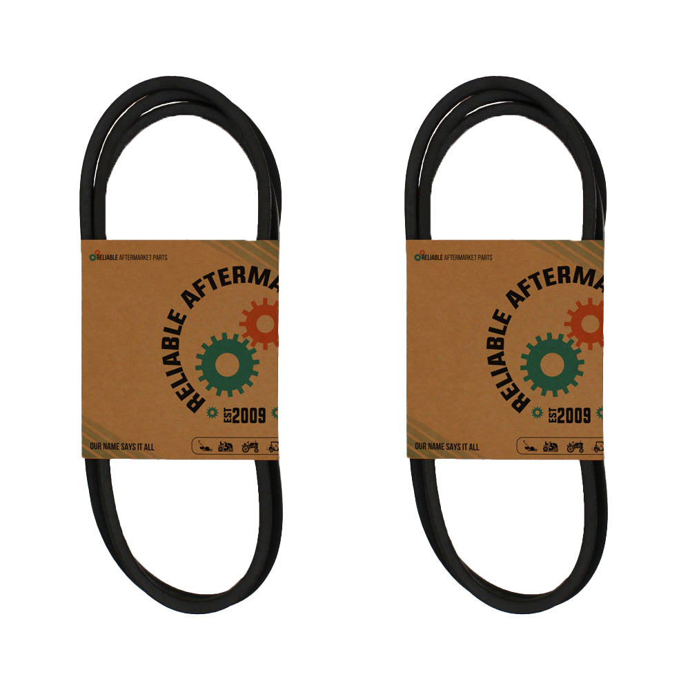 (Set of 2) Classical V-Belt 1/2” x 95" A-Section Polyester Cord A93 4L950
