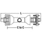 50034237 CS64416 Complete Driveline For Bush Hog Rotary Cutters 276 277 278