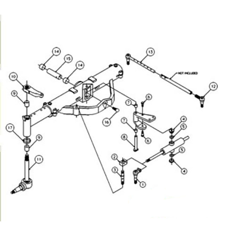 Complete Front Axle Overhaul Kit Fits Case-IH 786 886 986 1066 1466 1566