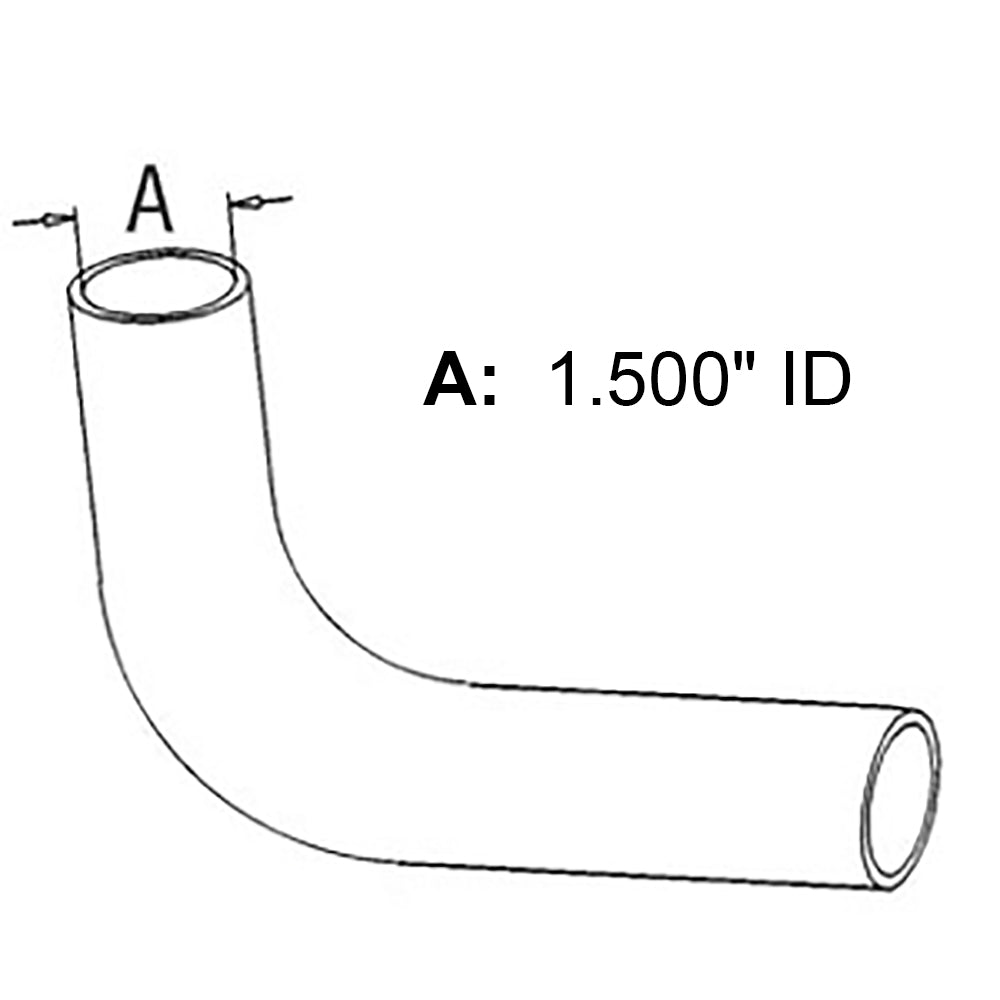505618M1 Fits Massey Ferguson Tractor Top Radiator Hose 150
