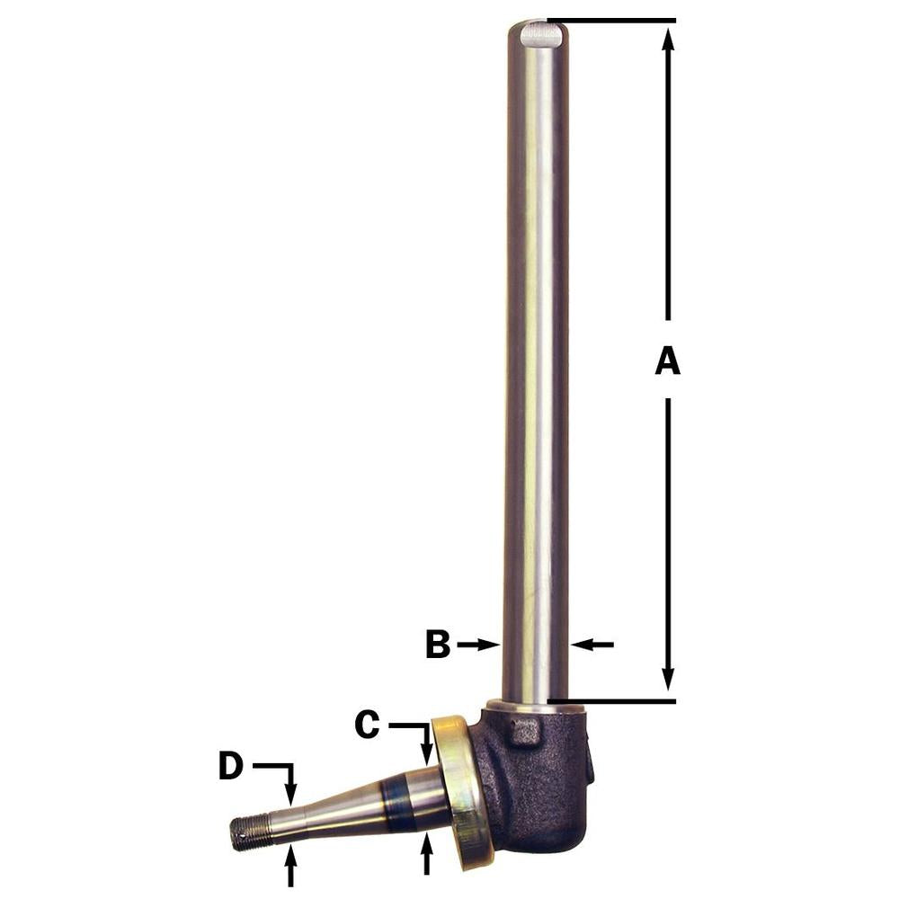 508572H92 - Right or Left Spindle Fits Massey Ferguson 1080, 1085