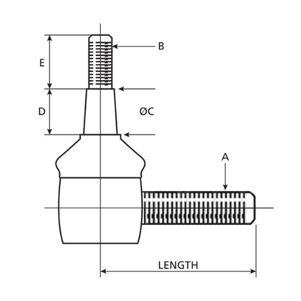 Tie Rod Fits Ford/New Holland Replaces 5117220