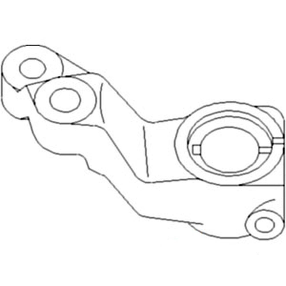 512113M2 New Left Hand Steering Arm Fits Massey Ferguson 2200 40 235 245