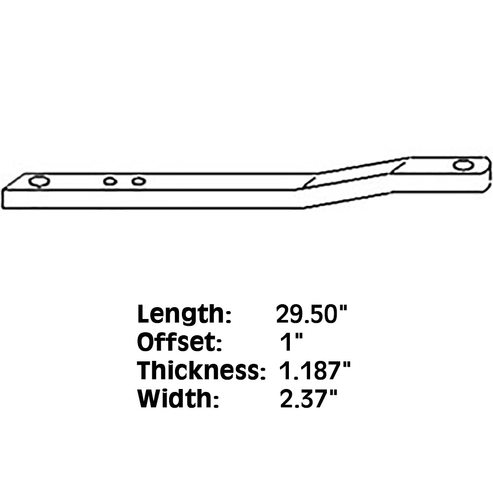 5128655 Fiat Fits Ford New Holland Tractor Drawbar 60-90 60-90DT 60-93 60-9