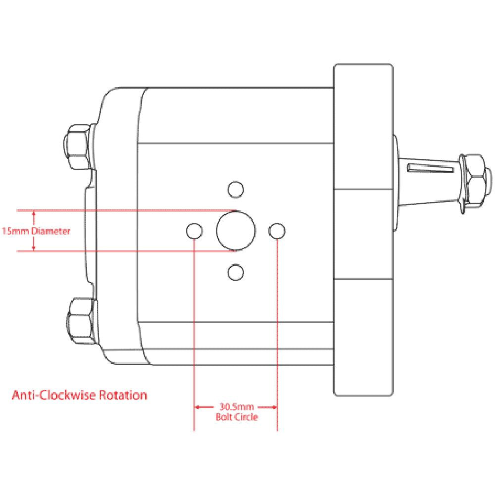 Hydraulic Pump Fits Allis Chalmers Replaces 1909916