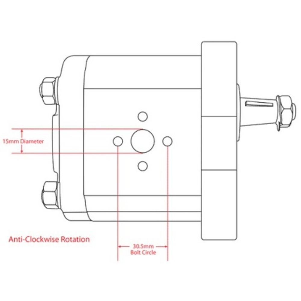 S.62215 Single Hydraulic Pump Fits White Oliver