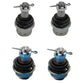 (4 Pk) Upper & Lower Ball Joint Kit Fits Yamaha Big Bear 400 Bruin 350