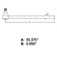 Long Tie Rod Fits 4835 5635 6635 7635 TL100 TL70 TL80 TL90 5178378 5178378-A