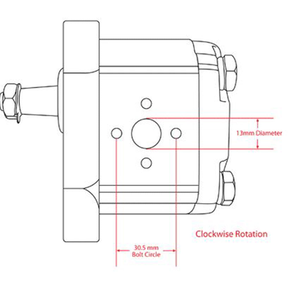Hydraulic Pump For Landini 5500 5840 6030 6500 7880 8880 3539858M91, 1825210M91