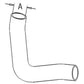 Lower Radiator Hose Fits 135 with Perkins Gas or Diesel Engine 519437M2