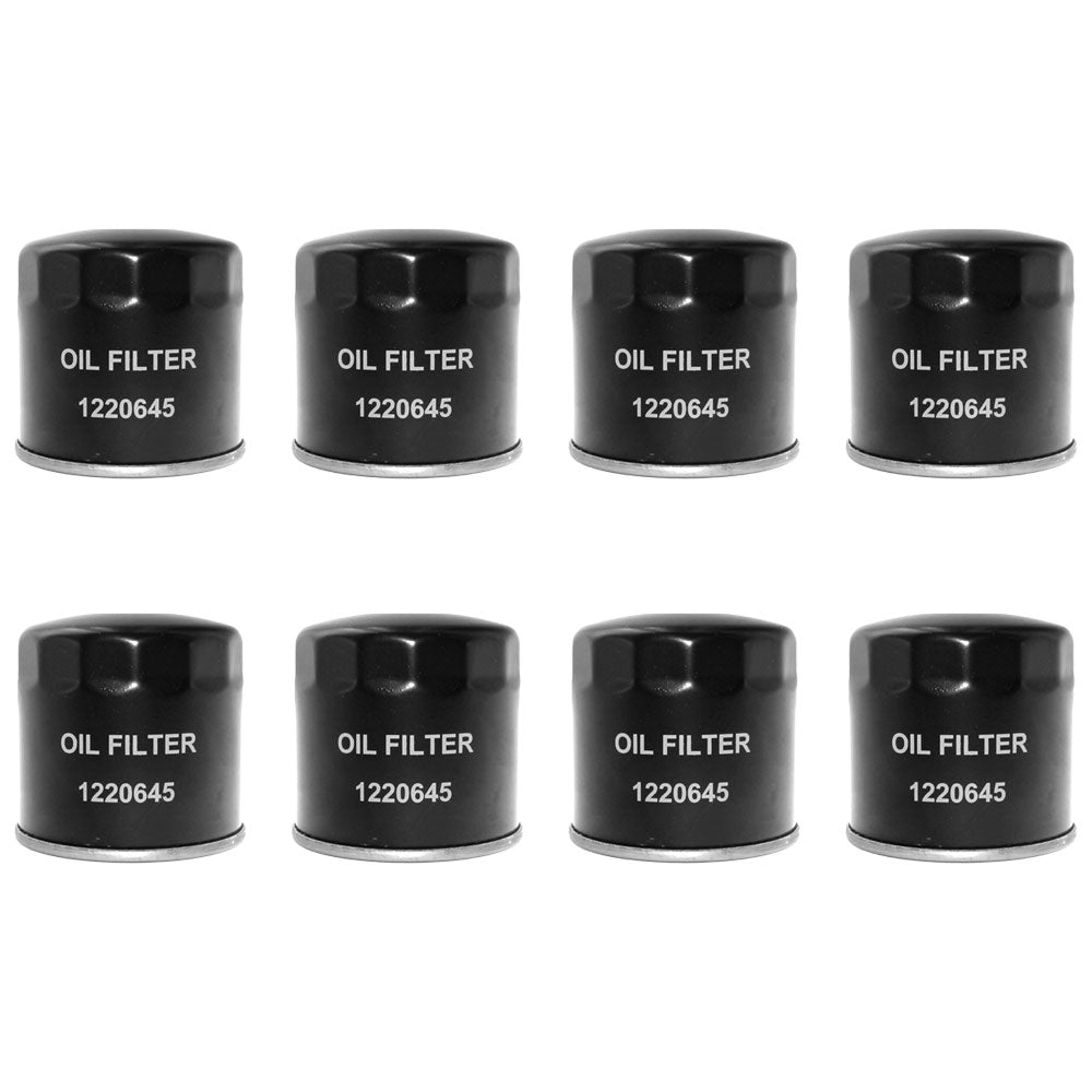 Qty 8: Oil Filter Fits John Deere Replaces AM-101207