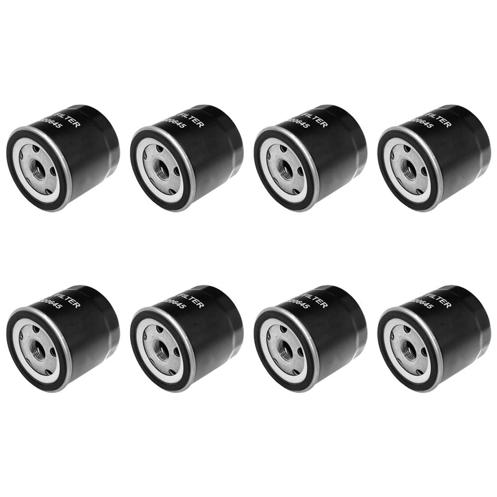 Qty 8: Oil Filter Fits John Deere Replaces AM-101207