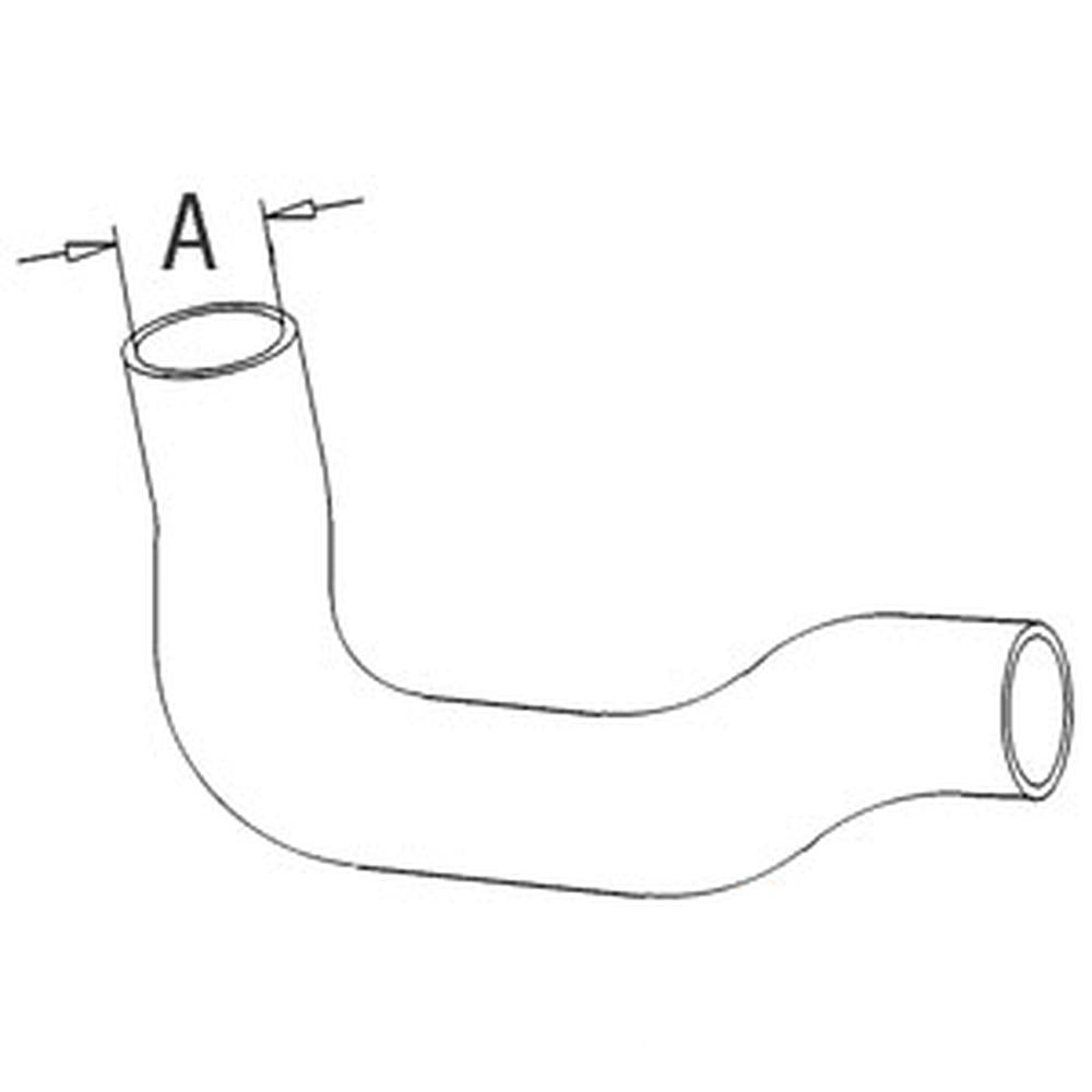 522078M1  Fits Massey Ferguson Tractor Top Radiator Hose 1080 1085 2" I.D.