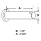 522246R1 Front / Rear Yoke Pin Fits Case-IH Tractor Models 1066 1086 +