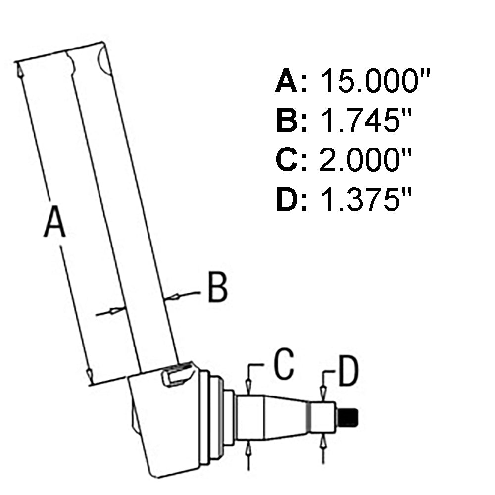 RH Spindle Fits 1100 1105 1130 1135 1150 1155 522545M91 522545V91 A-522545M91