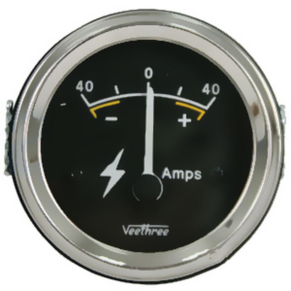 528418M92 Ammeter Gauge Fits Massey Ferguson Industrial Construction White 1080