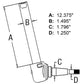 Universal Spindle Fits Massey Ferguson Replaces 532966M92