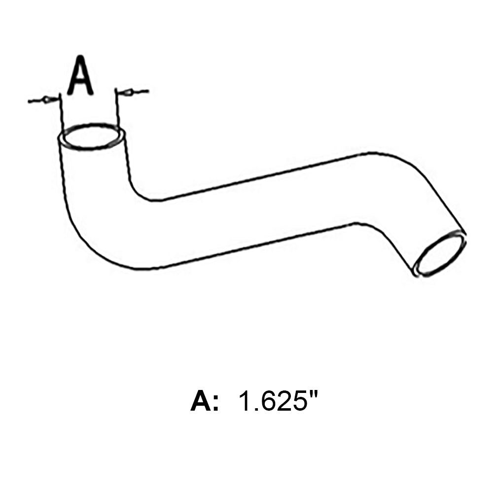 535203M1 Upper Radiator Hose Fits Massey Ferguson Industrial 50B 50D 50H 50HX 60
