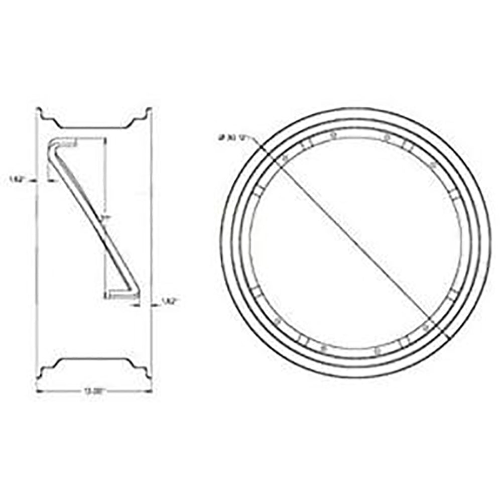 Power Adjust Rim Fits 135 150 165 230 235 245 285 TE20 TEA20 TO20 TO30 TO35