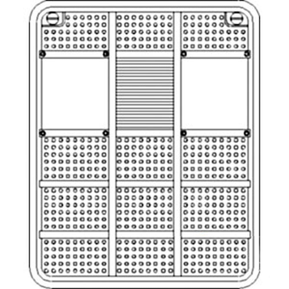 Front Grille with Screen Fits International Replaces 537496R1