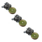 Set of 3 Mower Deck Spindles w/Pulleys Fits Husqvarna Replaces 532129861