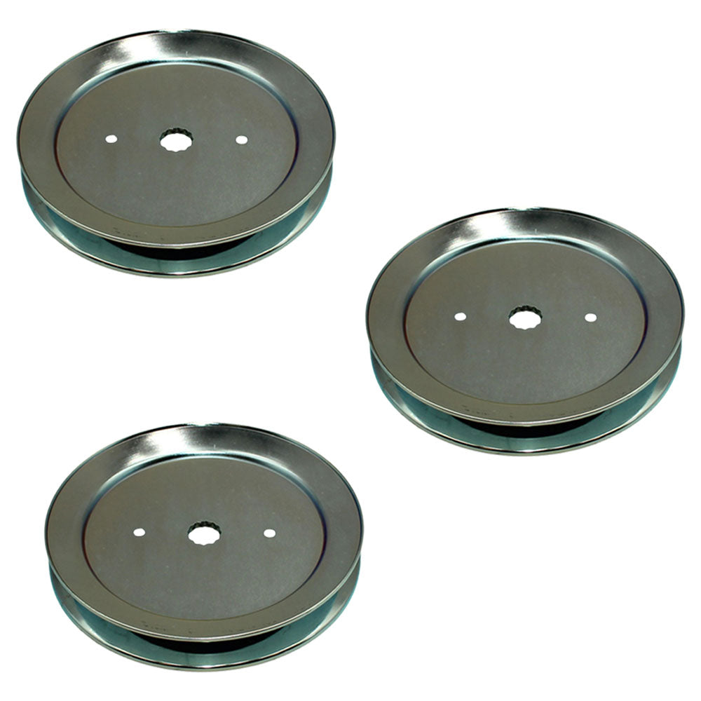 Qty 3: Spindle Pulleys Fits Husqvarna Replaces 539113300